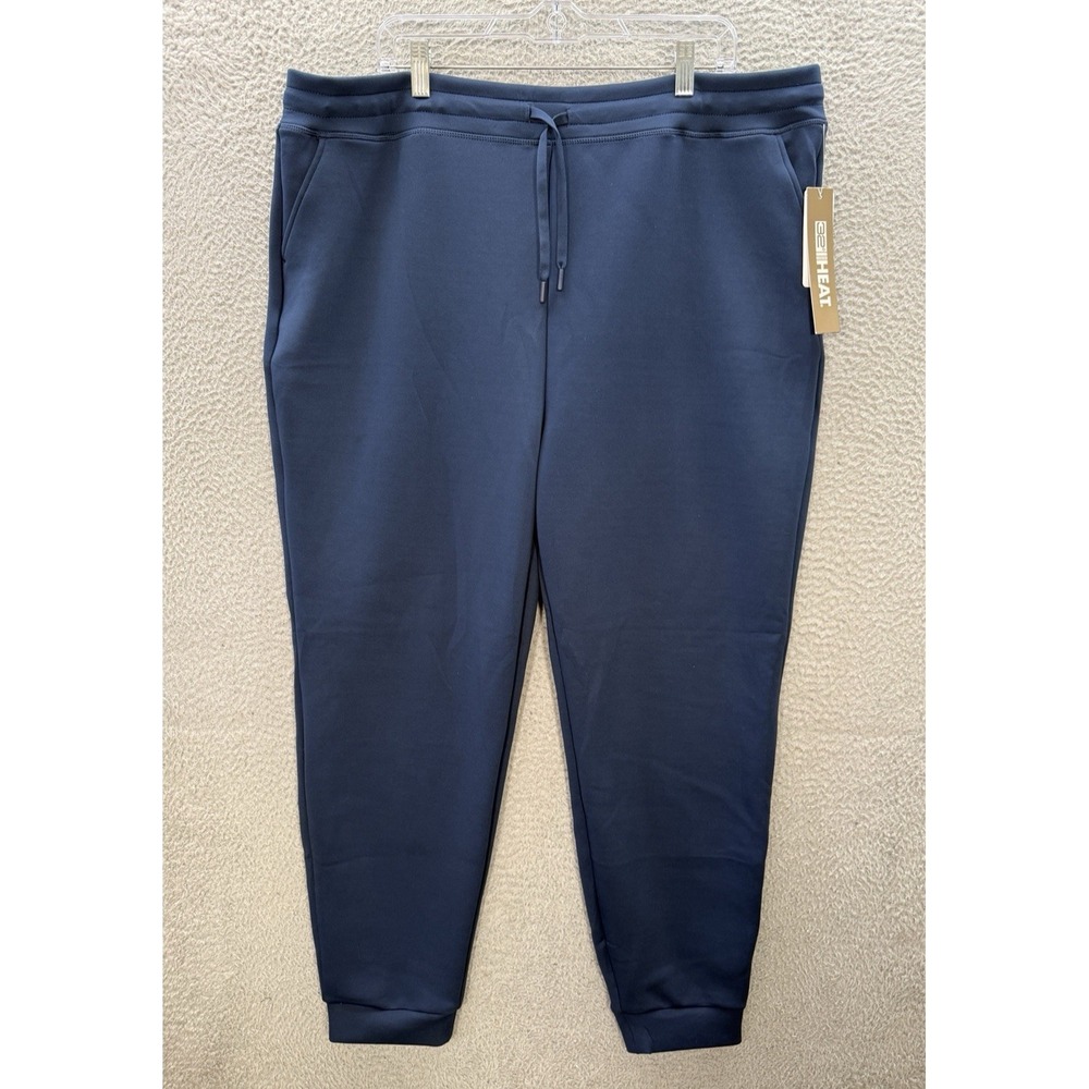 32 Degrees Sweatpants Mens 2XL XXL Blue Heat Performance Jogger Gym Sports NEW
